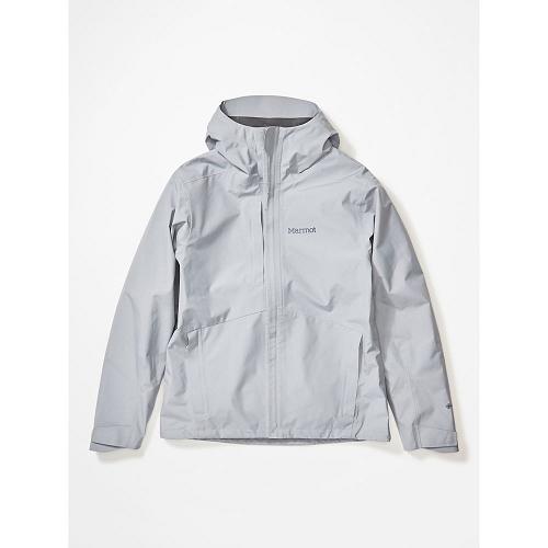 Marmot Rain Jacket Grey NZ - Minimalist Jackets Mens NZ6039741